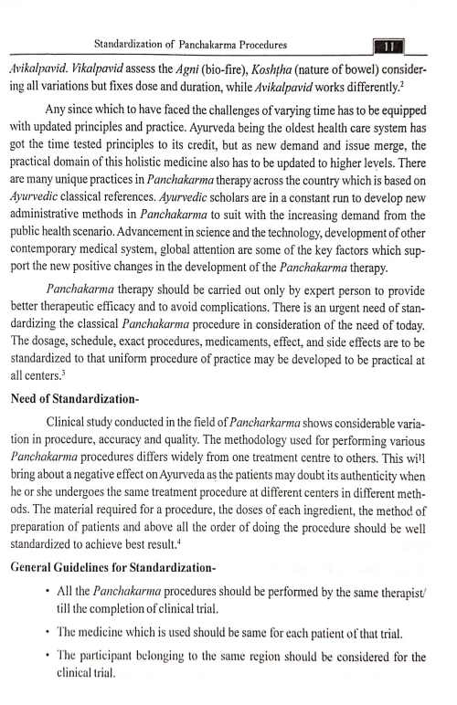 Practical Practice In Panchakarma ( Experienced Teacher's Review)